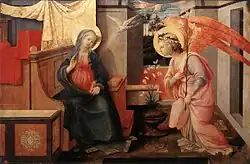 Filippo Lippi, Annunciation (c. 1445–1450) 117 × 173 cm