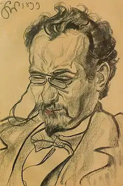 Portrait of Antoni Lange by Stanisław Wyspiański, 1899