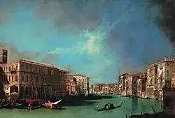 Il Canal Grande dalle prossimità del ponte di Rialto