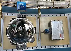 Apollo Saturn V ST-124 Gyro on display at Huntsville AL Space museum