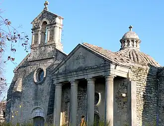 The chapel of the Château de Castille in Argilliers