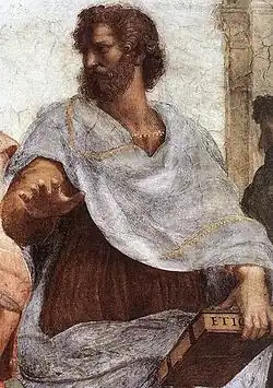 Image 25Aristotle in The School of Athens, by Raphael (from Western philosophy)