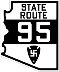 SR 95 route marker