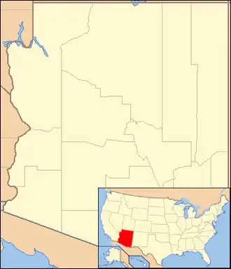 Map showing the location of Signal Mountain Wilderness