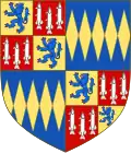 Arms of Hugh (Smithson) Percy, 1st Duke of Northumberland.