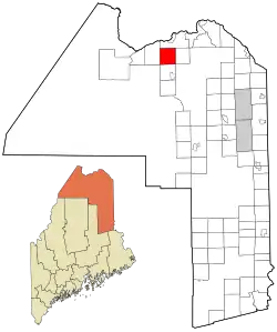 Location of Wallagrass, Maine