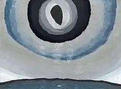 Arthur Dove, Silver Sun, an early use of titanium white