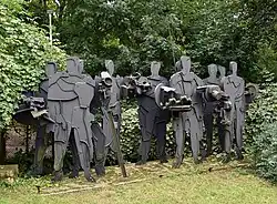 Vladimír Janoušek, Metalworkers and Metallurgists (1973), Janoušek's studio, Prague