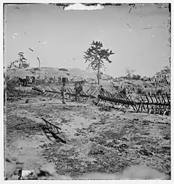 Atlanta, Georgia. Confederate fortifications (Shown is George N. Barnard, photographer and his dark room) LOC 6056604271