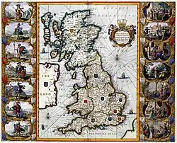 BRITANNIA prout divisa fuit temporibus ANGLO-SAXONUM, praesertim durante illorum HEPTARCHIA