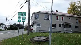 Eastern end in Martinville.