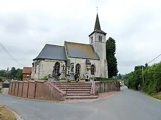 The church of Auchy-au-Bois
