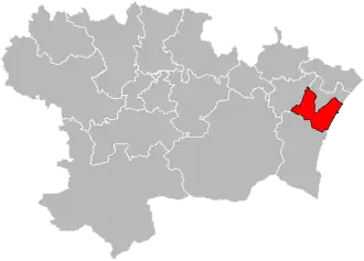 Situation of the canton of Narbonne-2 in the department of Aude