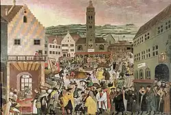 Perlach market place 1550