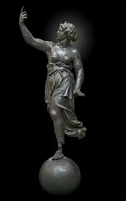 Lady Tholose by Jean Rancy, is a bronze designed to be an allegory of the city of Toulouse (1550).