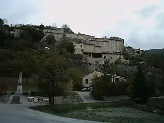 A view of the village of Aurel