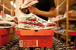 Nike Air Maxes autographed by Nice Kicks founder Matt Halfhill