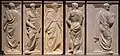 Baccio Bandinelli and collaborators, 5 of 24 reliefs from the choir of Santa Maria del Fiore, 1547–72, Museo dell'Opera del Duomo, Florence