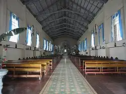 Church interior in 2013