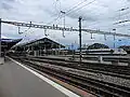 Lausanne station, looking East.