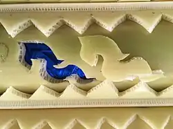 Banana stalk carving