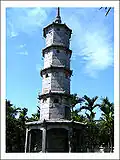 Bảo Nghiêm tower in Ninh Phúc Pagoda
