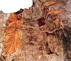 Image 12Baptism of Christ on a medieval Nubian painting from Old Dongola (from History of painting)