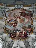 Franz Anton Zeiller: Fresco in the Basilica of Ottobeuren
