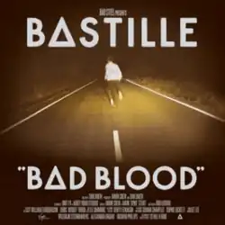 A person runs on the road going away from the camera. The "A"s in both the band and album's names are represented as triangles in the cover art.
