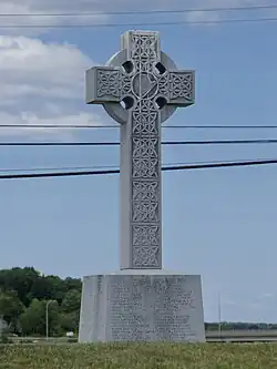 Celtic cross in Richelieu Park