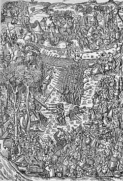 Battle of Fornovo, 6 July 1495.