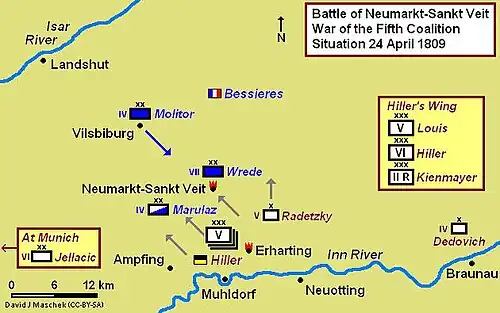 Battle of Neumarkt-Sankt Veit, 24 April 1809