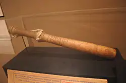 Billy club used at the strike in Seattle