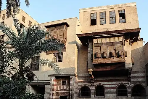 Eastern front seen from the courtyard
