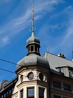 Detail of the onion tented roof