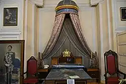Bed of Emperor Haile Selassie