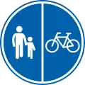 D9: Segregated path for pedestrians and cyclists