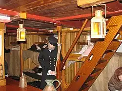 Jeanie Johnston below decks