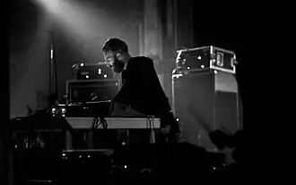 Frost performing in 2014