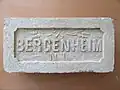 Fire brick from Baron Bergenheim's factory