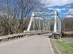 One lane bridge over Yellow Creek on County Road 53