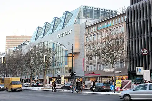 Berlin-Charlottenburg, Kurfürstendamm, was a Wertheim 1971–2008