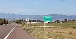 Entering Berthoud from the east (2012)