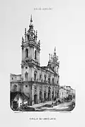 Candelária Church in 1856.