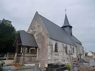 The church in Berville-en-Roumois