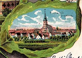 A depiction of Bettviller in 1904