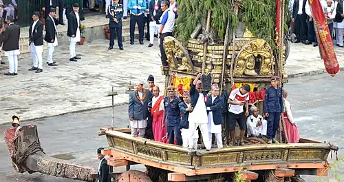 Bhoto Jatra at Jawalakhel, Lalitpur