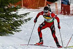 Ole Einar Bjørndalen in Trondheim during the 2009 Biathlon World Cup