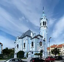 Blue Church in Bratislava, now Slovakia (1907-1913) by Ödön Lechner