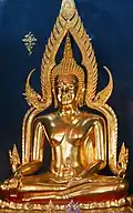 Golden Thai Buddha statue, Bodh Gaya.